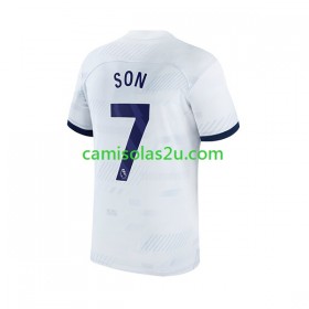 Camisolas de futebol Tottenham Hotspur Son Heung-min 7 Equipamento Principal 2023/24 Manga Curta